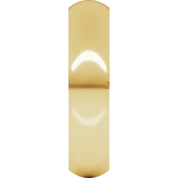 14KT Gold Comfort Fit Wedding Band - Image 4