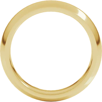 14KT Gold Comfort Fit Wedding Band - Image 3