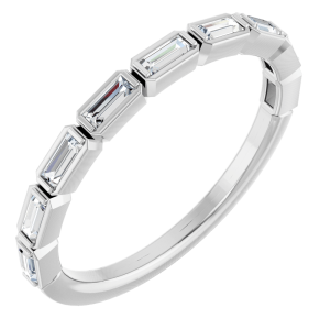 14KT Gold 1/4 CTW Lab-Grown Diamond Anniversary Band