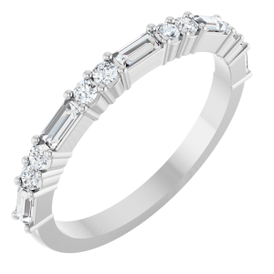 14KT Gold 3/8 CTW Lab-Grown Diamond Anniversary Band