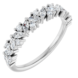 14KT Gold 1/2 CTW Lab-Grown Diamond Anniversary Band