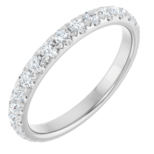 14KT Gold 5/8 CTW Lab-Grown Diamond Anniversary Band