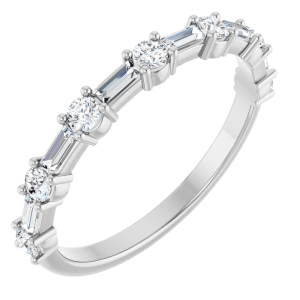 14KT Gold 1/2 CTW Lab-Grown Diamond Anniversary Band