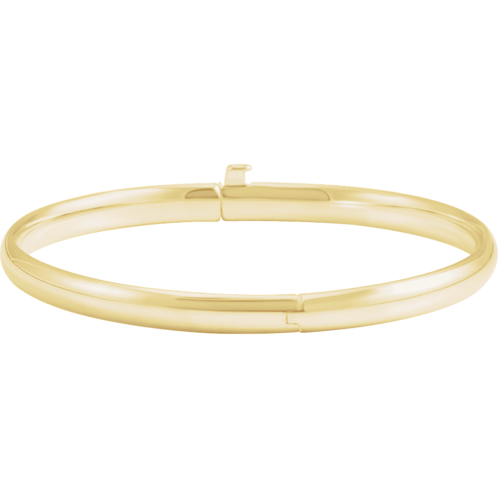 14K Gold Baby Bangle 5 1/2" Bracelet