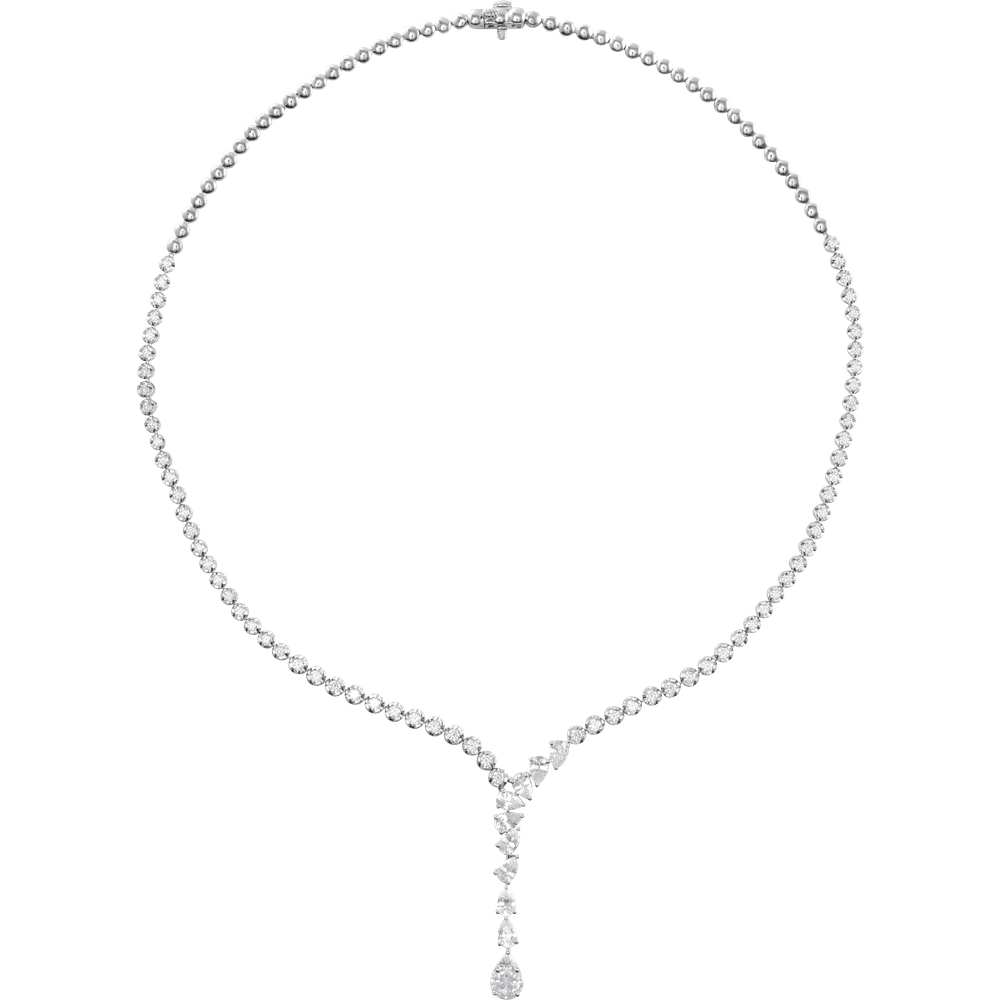 14K Gold 5 1/2 CTW Lab-Grown Diamond 16 1/2" Necklace