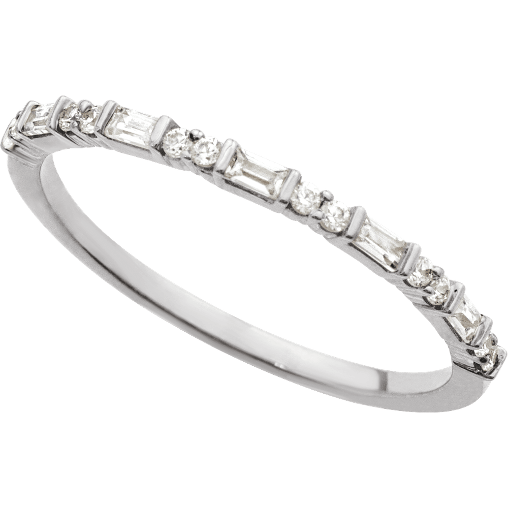 14K Gold 1/5 CTW Natural Diamond Stackable Ring - Image 3