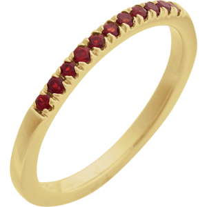 14KT Gold Birthstone Stackable Ring