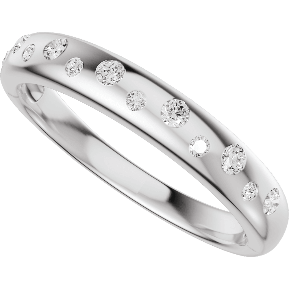 14K Gold 1/5 CTW Lab-Grown Diamond Anniversary Band - Image 4