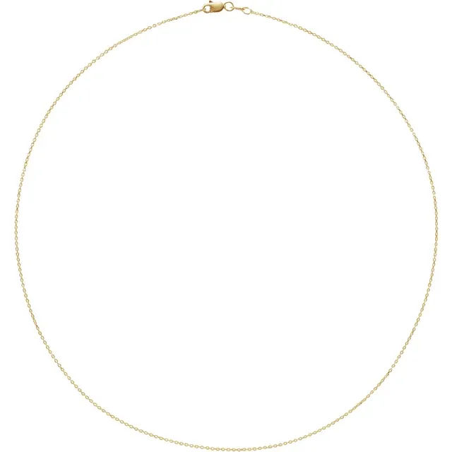 14KT Gold Cable Chain - Image 2