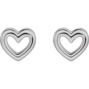 14KT Gold Heart Earrings