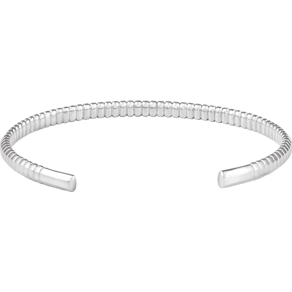 14KT Gold Cuff 7" Bracelet - Image 2