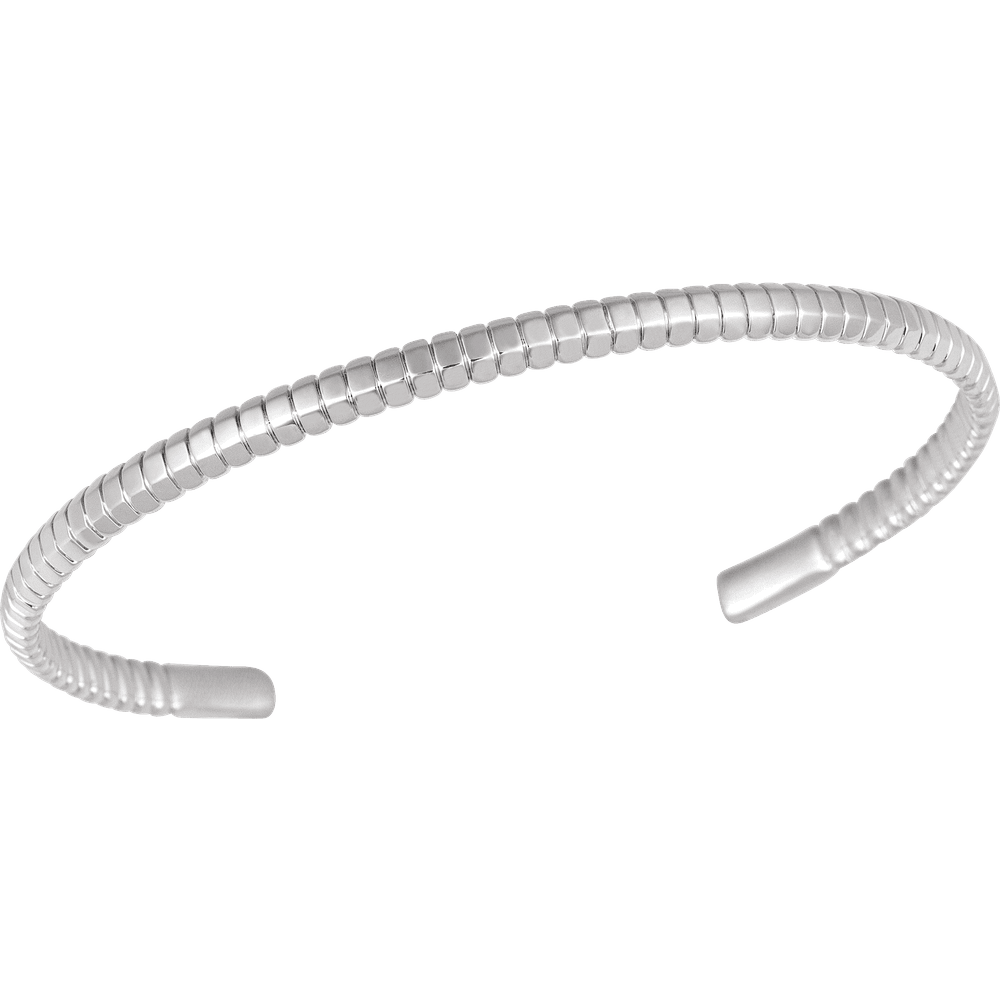 14KT Gold Cuff 7" Bracelet - Image 3