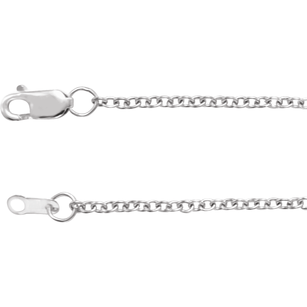 14KT Gold 1.5 mm Cable 7" Chain