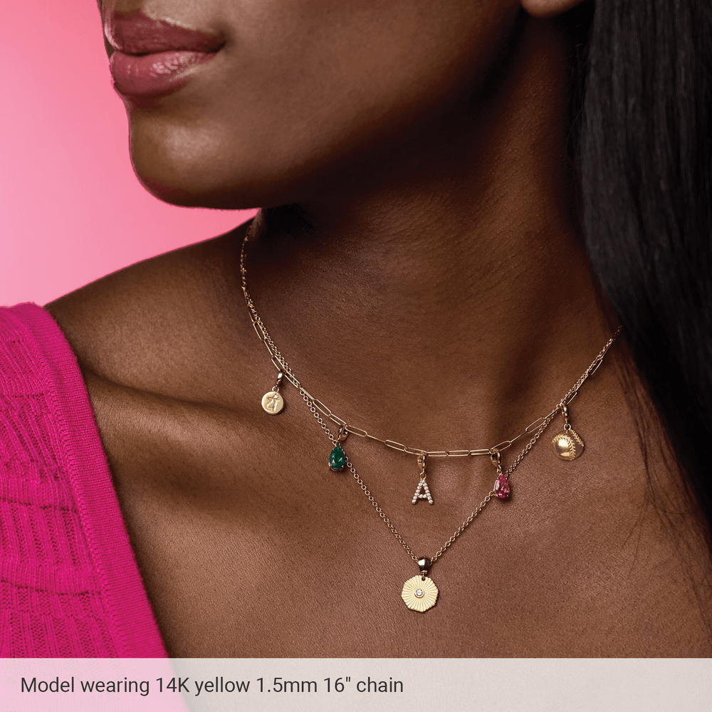 14KT Gold Cable Chain - Image 3