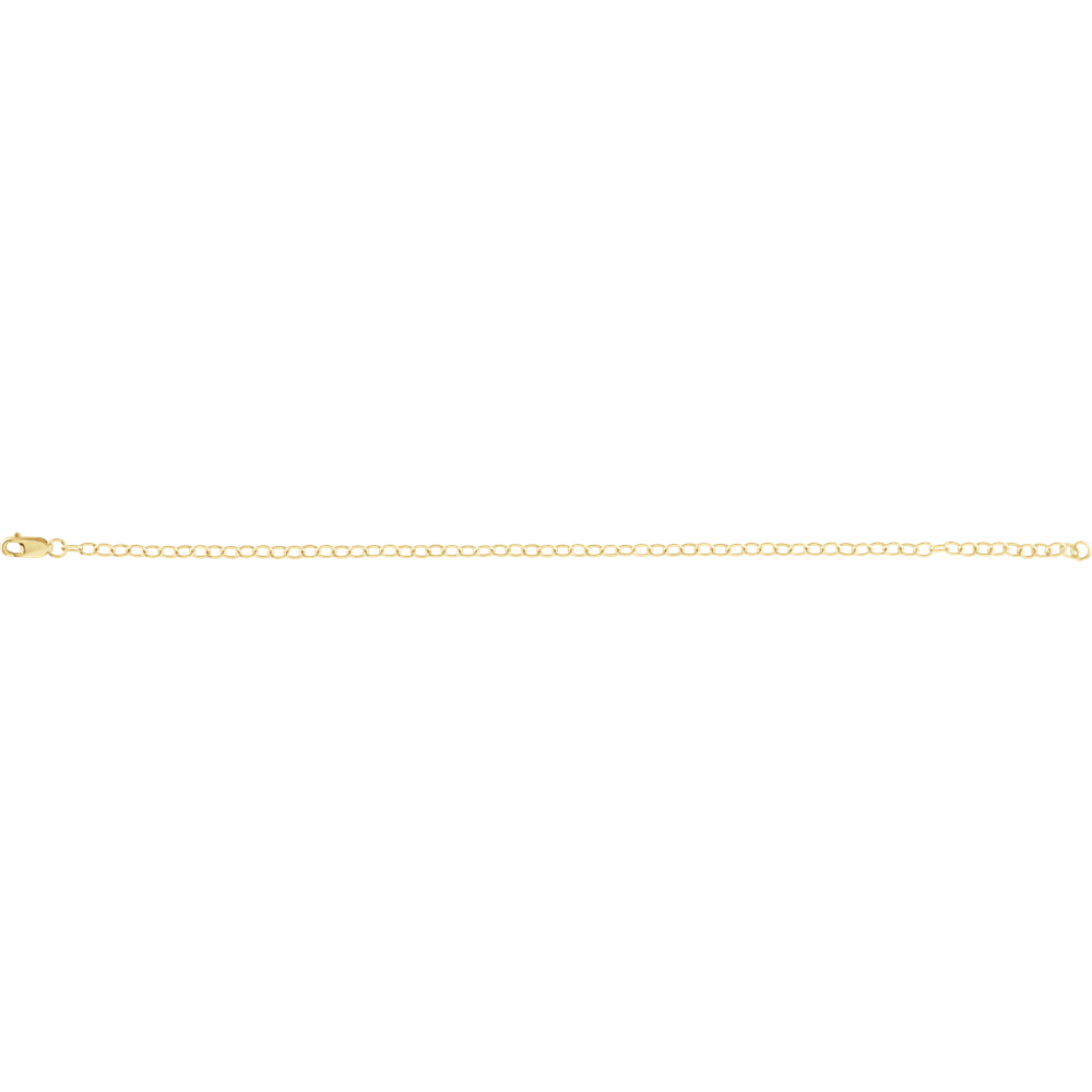 14KT Gold 2.5 mm Cable 7" Chain - Image 3