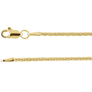 14KT Gold Wheat Chain