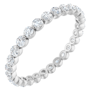 14KT Gold Lab-Grown Diamond Eternity Band
