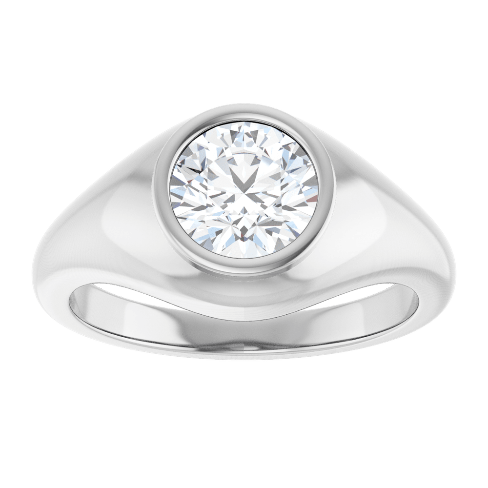 14KT Gold 1 CT Lab-Grown Diamond Ring - Image 3