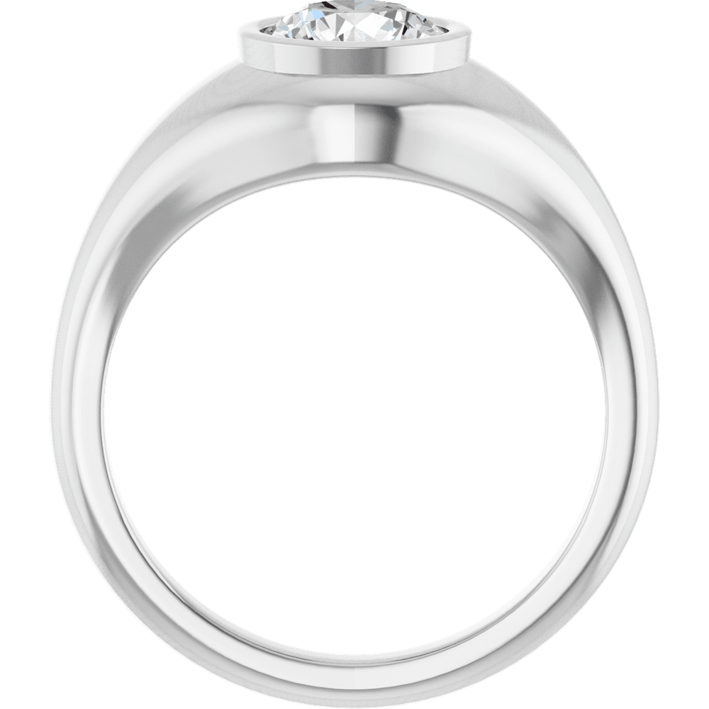 14KT Gold 1 CT Lab-Grown Diamond Ring - Image 5