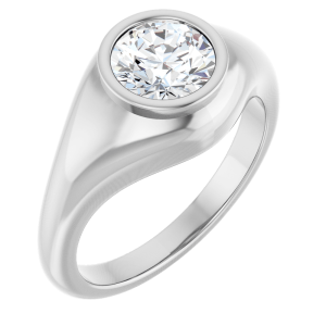 14KT Gold 1 CT Lab-Grown Diamond Ring