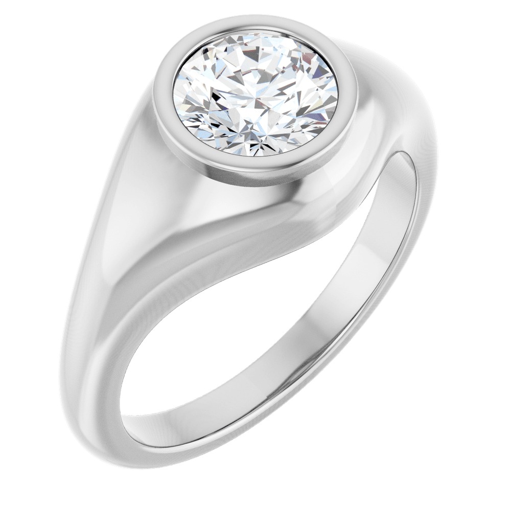 14KT Gold 1 CT Lab-Grown Diamond Ring