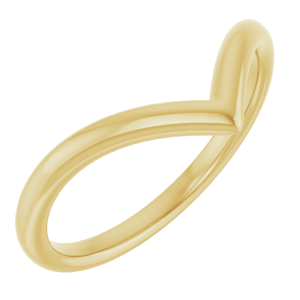 14KT Gold Contour Band