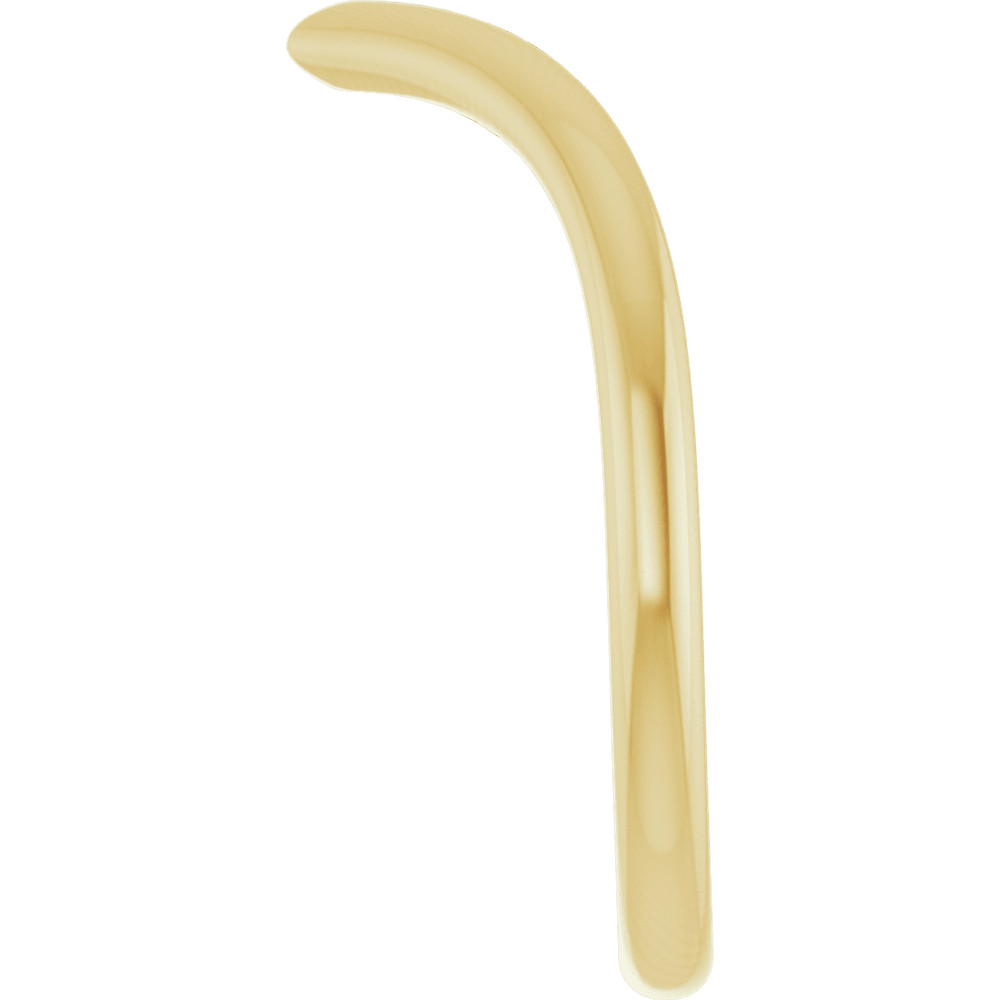 14KT Gold Contour Band - Image 3