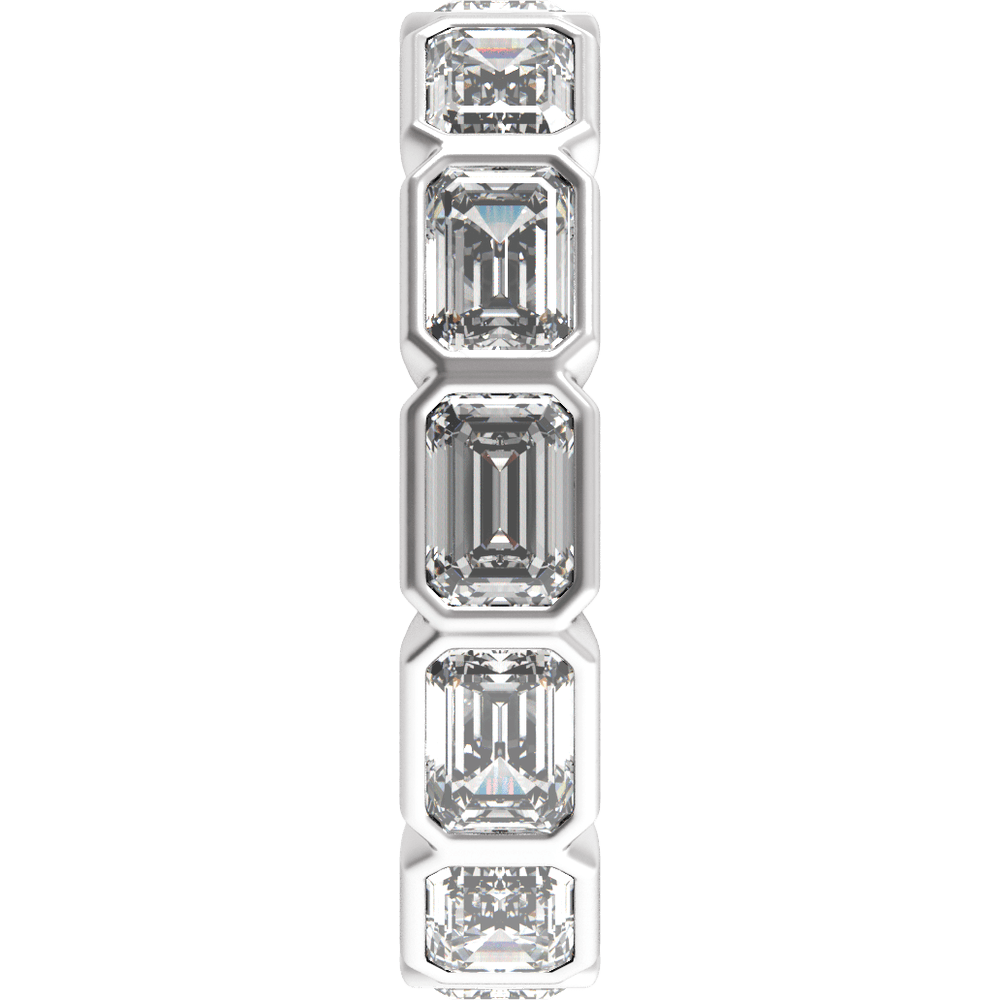 14KT Gold 5 CTW Lab-Grown Diamond Low Profile Eternity Band - Image 5