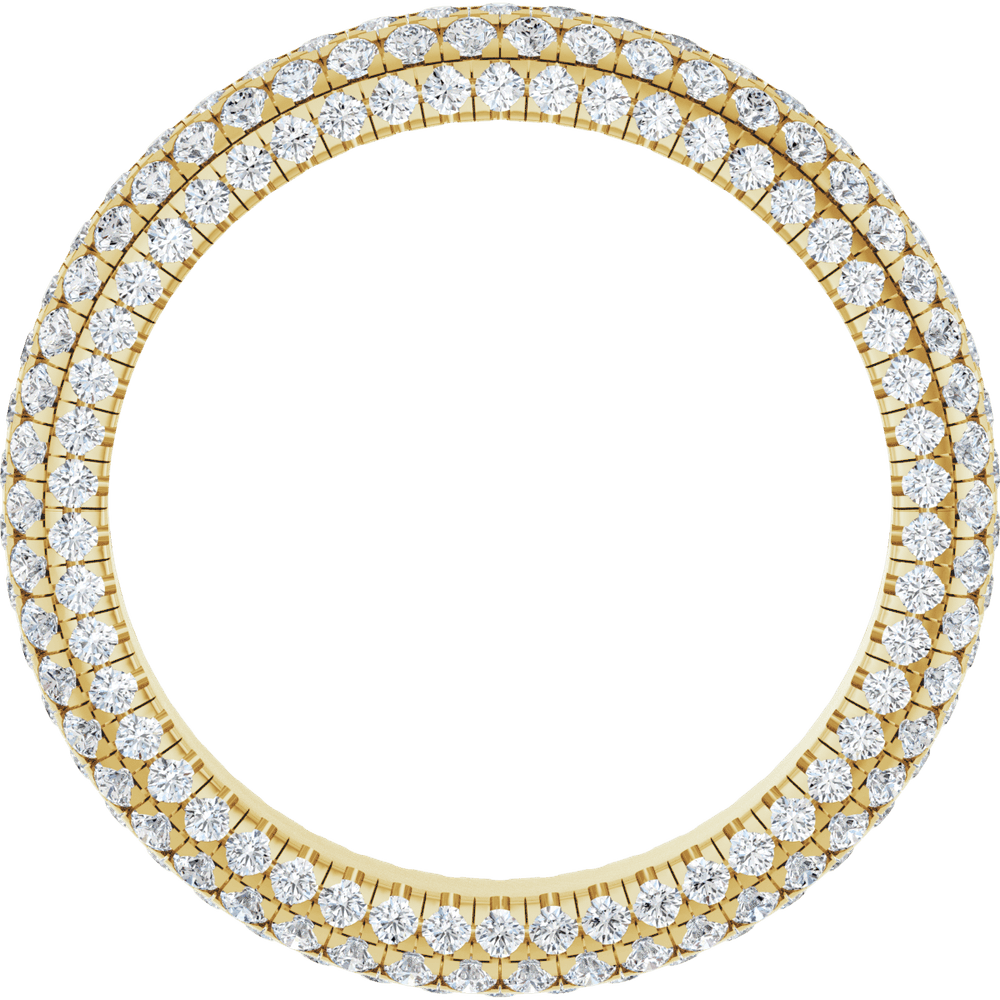 14KT Gold 1 3/8 CTW Lab-Grown Diamond Eternity Band - Image 2