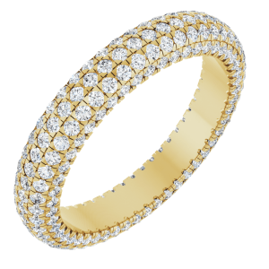 14KT Gold 1 3/8 CTW Lab-Grown Diamond Eternity Band
