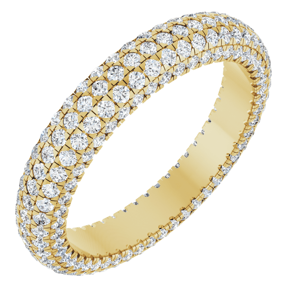 14KT Gold 1 3/8 CTW Lab-Grown Diamond Eternity Band