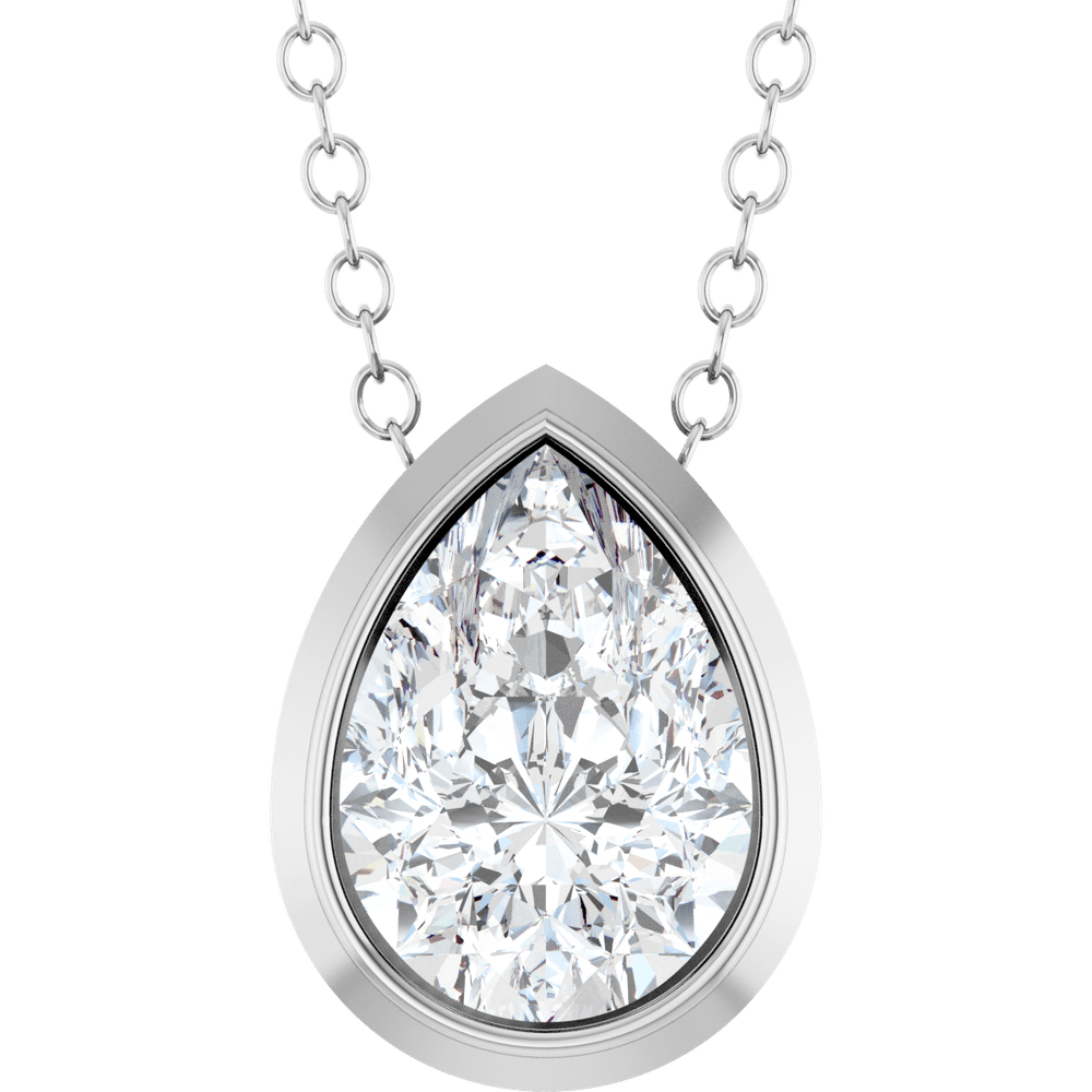 14KT Gold 1/2 CTW Lab-Grown Diamond 16-18" Necklace