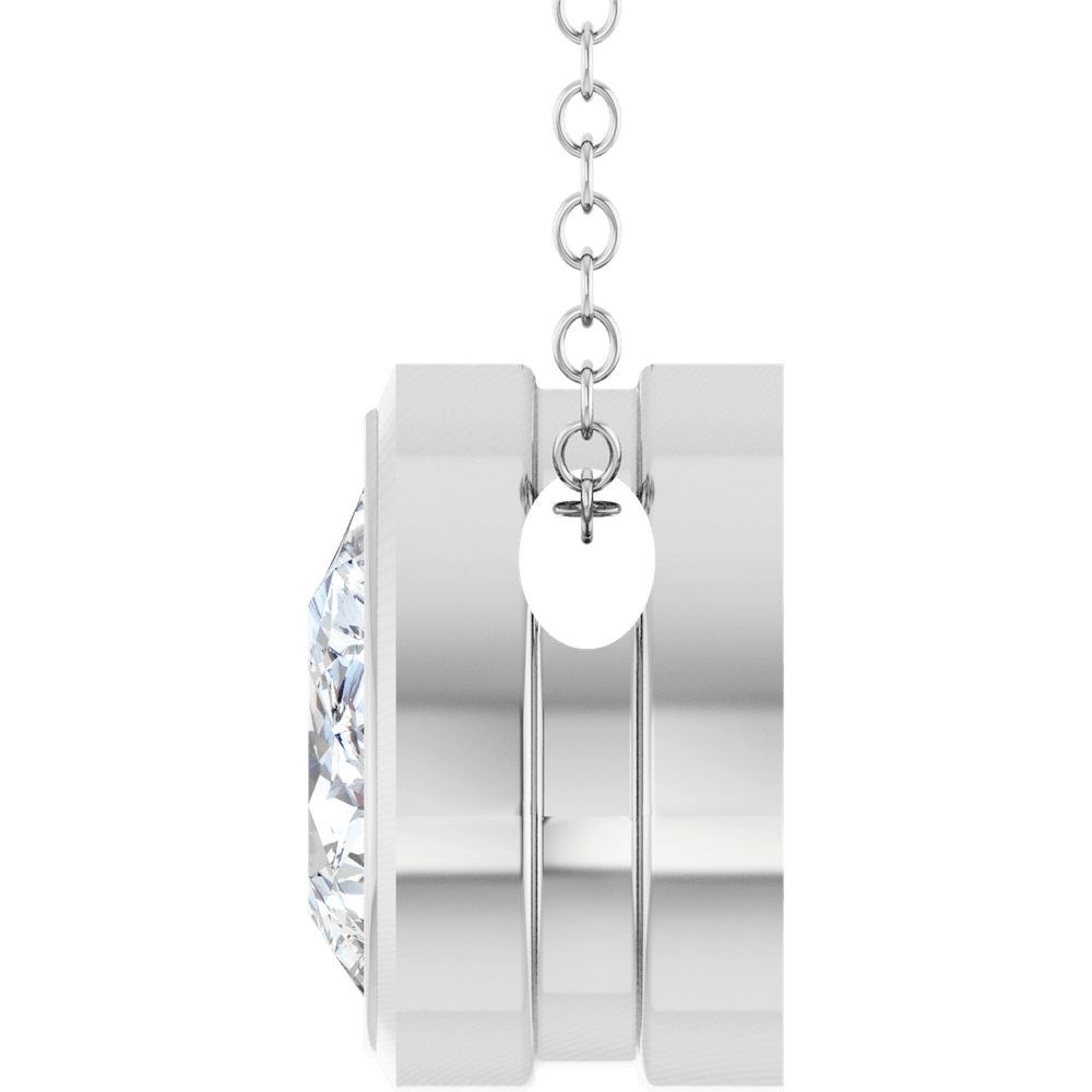 14KT Gold 1/2 CTW Lab-Grown Diamond 16-18" Necklace - Image 2